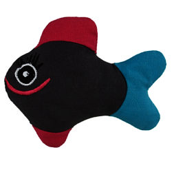 Fred & Ginger Squeaky Fish Cat Toy